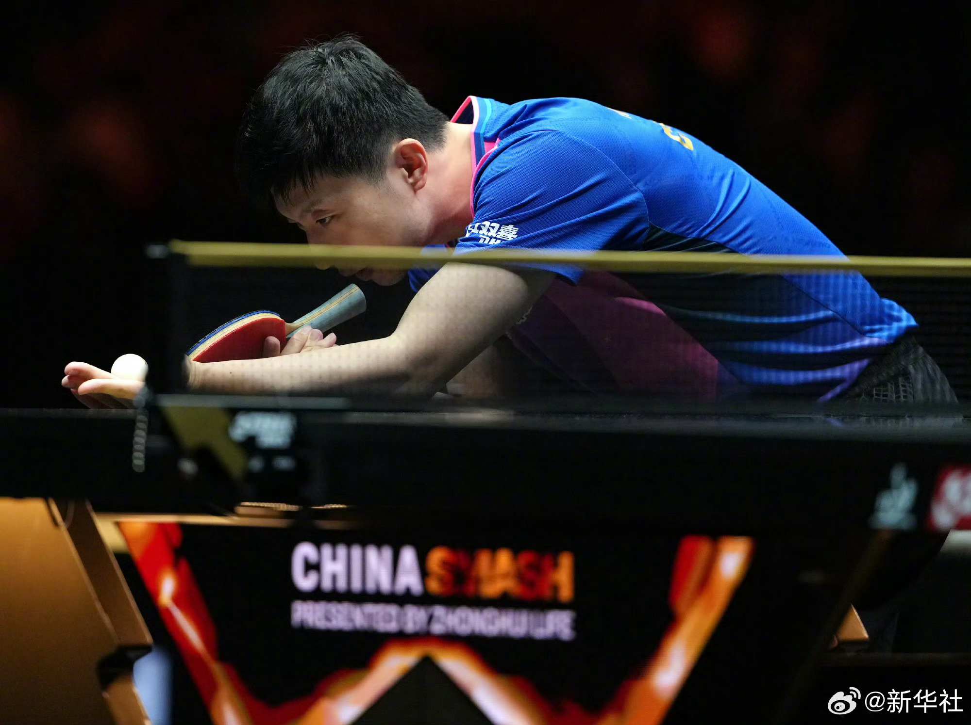 中国队翻盘奥地利队，马龙刷新纪录