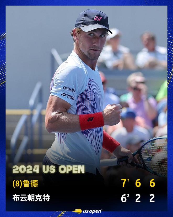 蒙特卡洛大师赛轻取温网，鲁德刷新纪录
